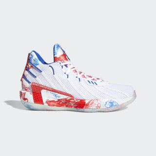 Adidas Dame 7 Lny Shoes Red Adidas Us