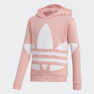 adidas tape overhead hoodie pink