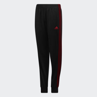adidas black and red joggers