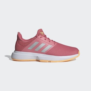 rose colored tennis shoes