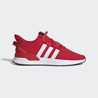 white and red adidas shoes