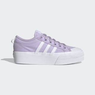 adidas purple and white
