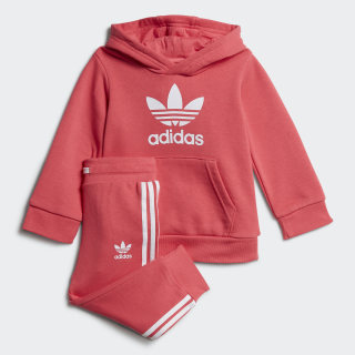 kids adidas trefoil hoodie