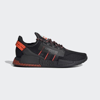 adidas nmd black solar red