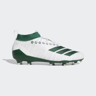 green and white adidas cleats
