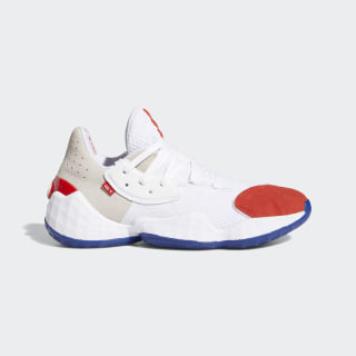 james harden red and white shoes