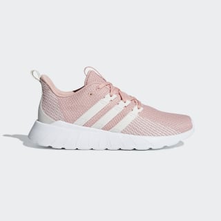 white and pink adidas sneakers