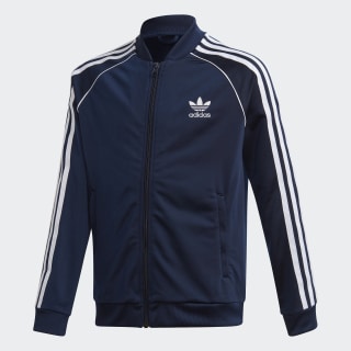 adidas sst track jacket navy blue