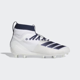white adidas cleats