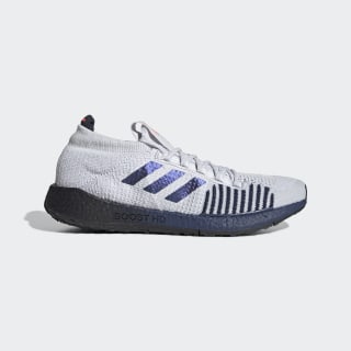 grey and blue adidas shoes
