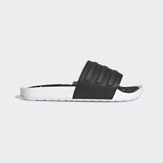 Black and White Boost Slides | adidas 