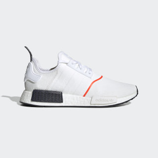 NMD R1 Cloud White and Solar Red Shoes 
