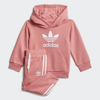 adidas trefoil hoodie set kinder