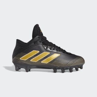 black and gold youth football cleats