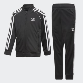 red adidas sst tracksuit