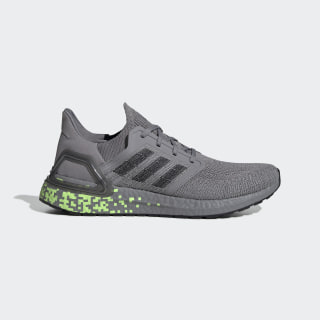 adidas grey and green shoes