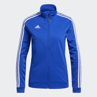 blue and white jacket adidas