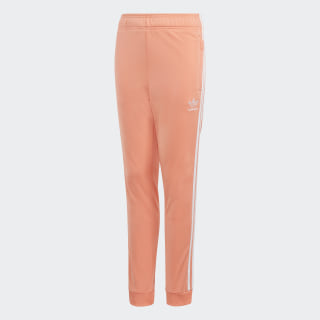orange adidas tracksuit bottoms