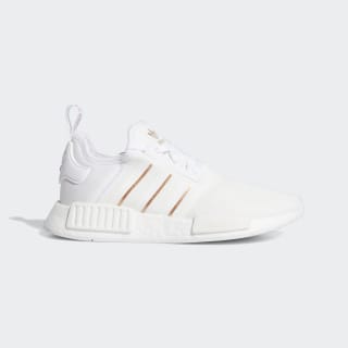 white and rose gold adidas shoes