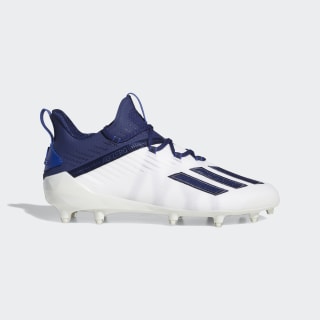 adidas cleats blue and white