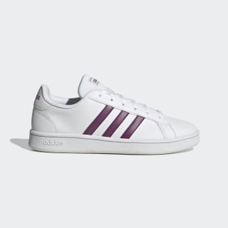 adidas grey grand court shoes