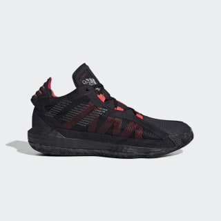 adidas dame 6 black red