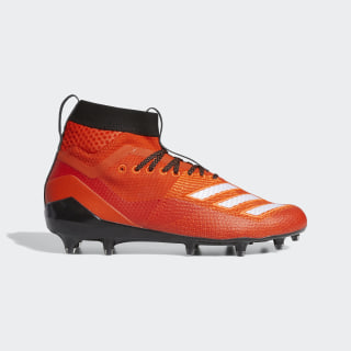 orange and black cleats