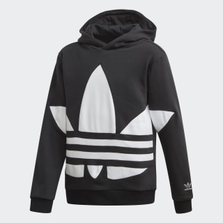adidas Big Trefoil Hoodie Schwarz | adidas Deutschland adidas Originals BIG TREFOIL HOODIE Kapuzenpullover blue