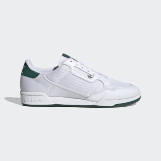 continental 80s trainers white grey one collegiate green