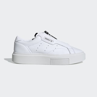 Tênis adidas Sleek Super Zip Cloud White / Cloud White / Core Black EE4506 Tênis adidas Sleek Super Zip Cloud White / Cloud White / Core Black EE4506