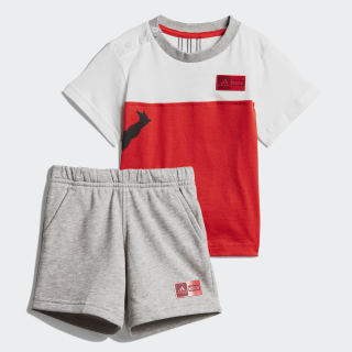 Conjunto Summer Marvel Homem-Aranha Active Red / White / Black / Medium Grey Heather DV0834 Conjunto Summer Marvel Homem-Aranha Active Red / White / Black / Medium Grey Heather DV0834