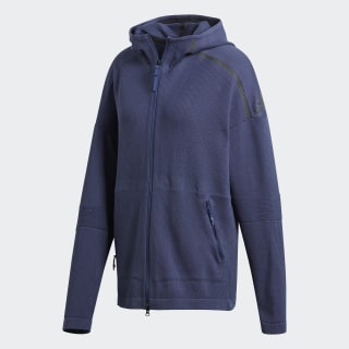veste adidas bleu et noir