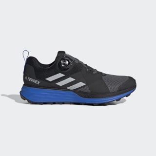 Zapatilla Terrex Two Boa Trail Running Grey Four / Grey Two / Glory Blue EF2135 Zapatilla Terrex Two Boa Trail Running Grey Four / Grey Two / Glory Blue EF2135