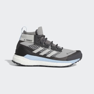 Tenis para Senderismo Terrex Free Hiker GTX Charcoal Solid Grey / Grey Two / Glow Blue G28465 Tenis para Senderismo Terrex Free Hiker GTX Charcoal Solid Grey / Grey Two / Glow Blue G28465