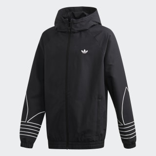 Giacca a vento Outline Black / White ED7855 Giacca a vento Outline Black / White ED7855