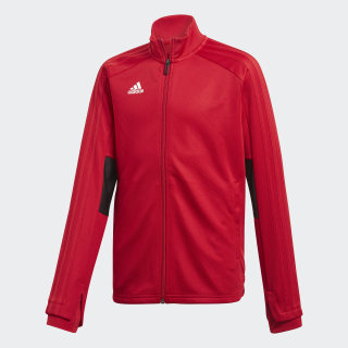 Giacca da allenamento Condivo 18 Power Red / Black / White ED5917 Giacca da allenamento Condivo 18 Power Red / Black / White ED5917