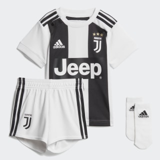 Kit bébés Juventus Domicile White / Black CF3492 Kit bébés Juventus Domicile White / Black CF3492