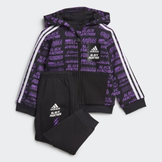 Conjunto Marvel Pantera Negra Jogger Black / Active Purple / White ED6449 Conjunto Marvel Pantera Negra Jogger Black / Active Purple / White ED6449