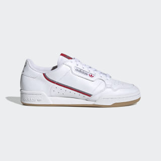 Chaussure Continental 80 Cloud White / Grey Three / Scarlet FV0356 Chaussure Continental 80 Cloud White / Grey Three / Scarlet FV0356