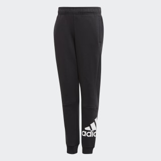 Must Haves Badge of Sport Fleece bukser Black / White ED6461 Must Haves Badge of Sport Fleece bukser Black / White ED6461