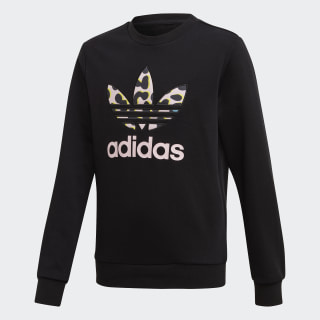 Sudadera cuello redondo LZ Black / Multicolor / Clear Pink FM9989 Sudadera cuello redondo LZ Black / Multicolor / Clear Pink FM9989