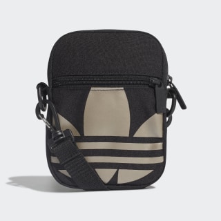 Adicolor Large Trefoil Festival Bag Black / Gold Metallic FT8918 Adicolor Large Trefoil Festival Bag Black / Gold Metallic FT8918