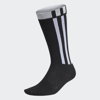 Calcetines Clásicos 3 Tiras Essentials 1 Par Black / White / White FL3694 Calcetines Clásicos 3 Tiras Essentials 1 Par Black / White / White FL3694