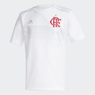 Camisa Flamengo adidas 70 anos Infantil White / Clear Grey EV6199 Camisa Flamengo adidas 70 anos Infantil White / Clear Grey EV6199