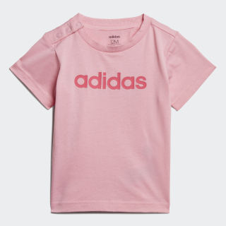 Camiseta Linear Light Pink / Real Pink EI7918 Camiseta Linear Light Pink / Real Pink EI7918