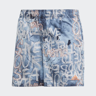 Bañador Parley Glow Blue / Semi Coral EH6502 Bañador Parley Glow Blue / Semi Coral EH6502