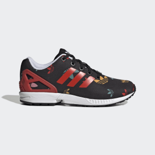 adidas zx flux red and black