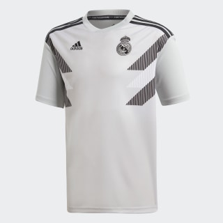 Maillot d’échauffement Real Madrid Domicile Stone / Black CW5827 Maillot d’échauffement Real Madrid Domicile Stone / Black CW5827