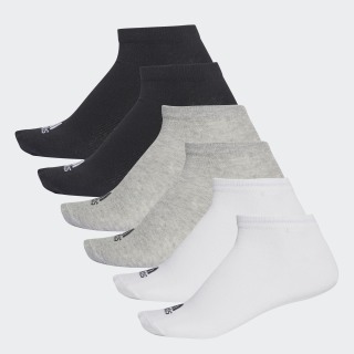 Performance No-Show Socks 6 Pairs Black / Medium Grey Heather / White AA2310 Performance No-Show Socks 6 Pairs Black / Medium Grey Heather / White AA2310