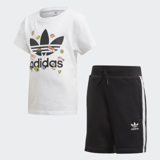 Conjunto com Calções White / Multicolor / Black FT8768 Conjunto com Calções White / Multicolor / Black FT8768